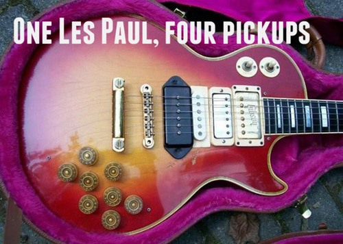 crazy Les Paul guitar modification