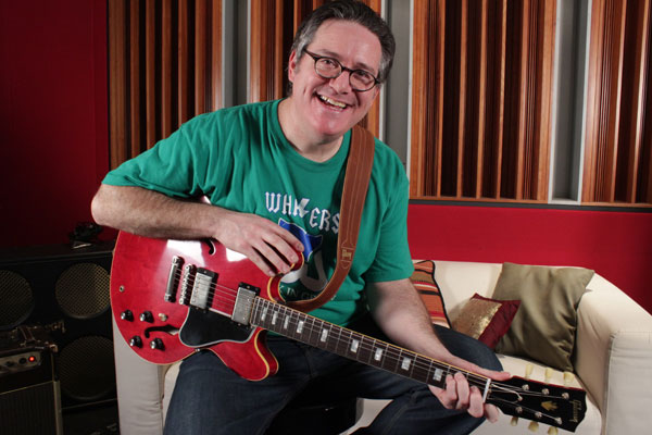 Dave Schneider with Gibson Guitar