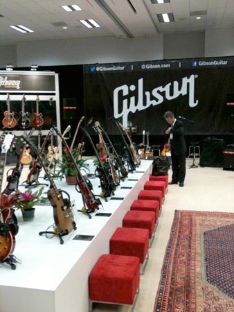 Gibson NAMM Floor Display