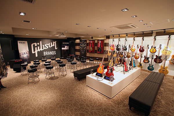 Gibson Brands Tokyo Showroom