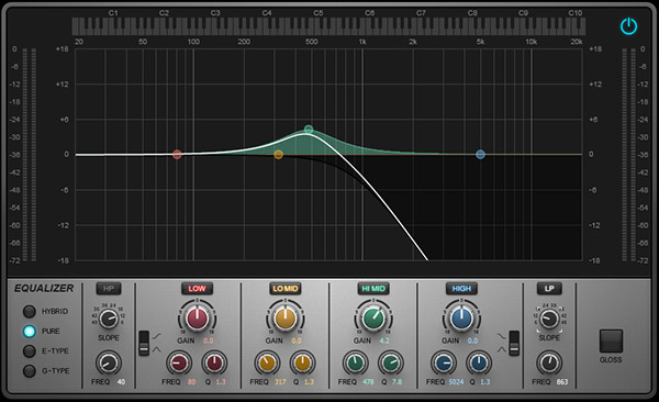 Sonar’s QuadCurve EQ