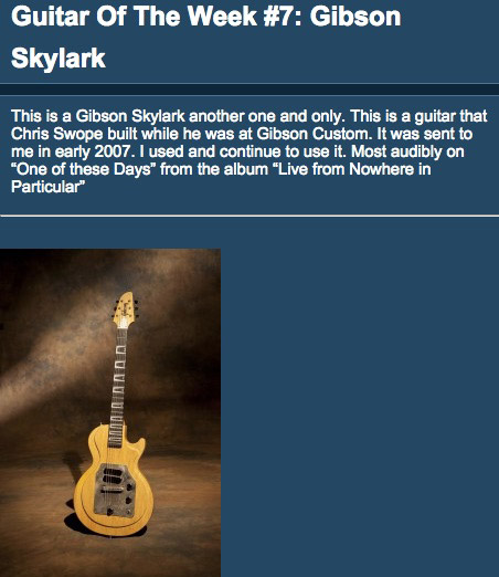 Joe Bonamassa Gibson Skylark