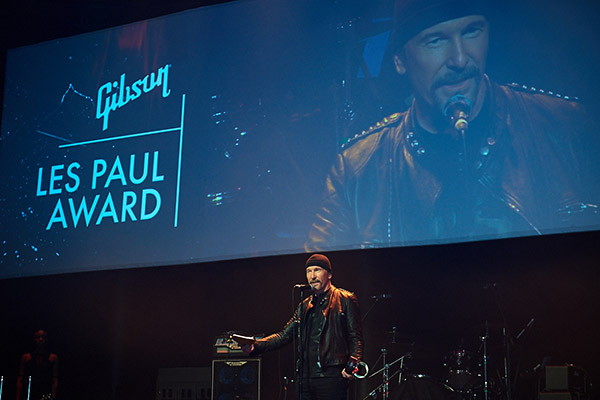 U2 Edge Les Paul Award 2016