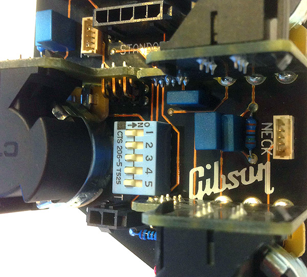 Gibson’s unique transient suppression circuit