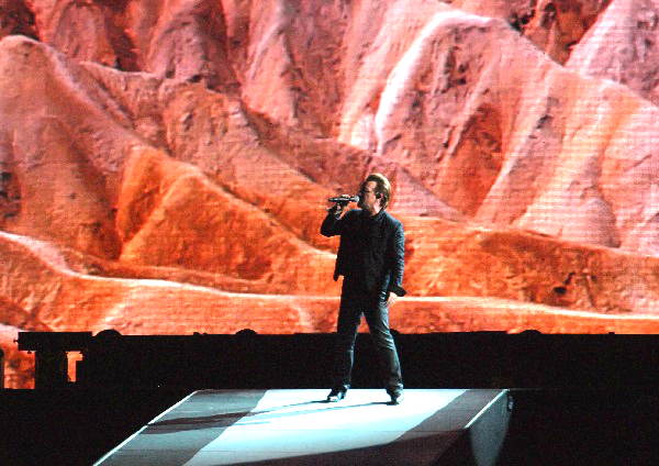 Bono of U2 by Anne Erickson