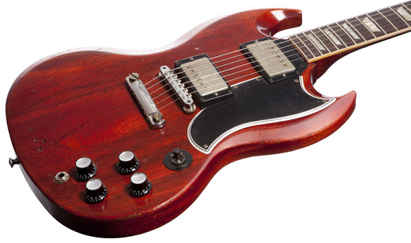 This 1958 Les Paul Standard, owned by Dickey Betts 
