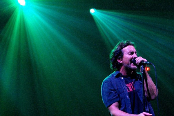 Eddie Vedder of Pearl Jam by Anne Erickson