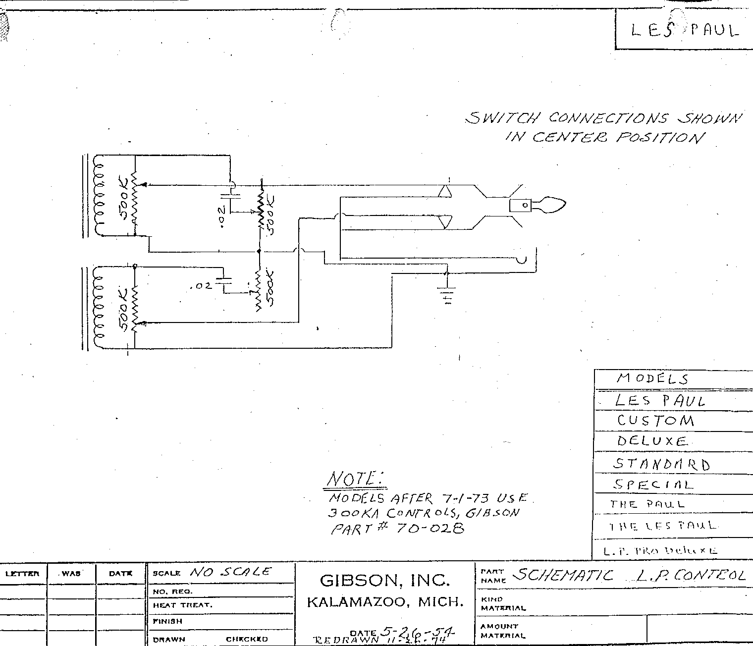 Original Gibson  U0026 Epiphone Guitar Wirirng Diagrams