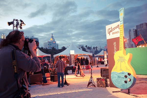 Gibson Brands at the South Beach Wine & Food Festival