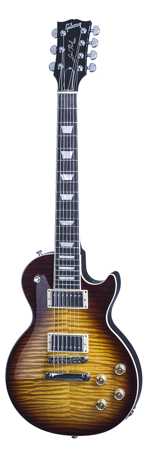 LPS716TOCH1 CALLOUT HERO - 2016 Gibson Limited Edition Les Paul Standard 7 String LP Amber-Rare!
